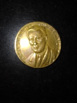medallion,Franklin Rosevelt 1934