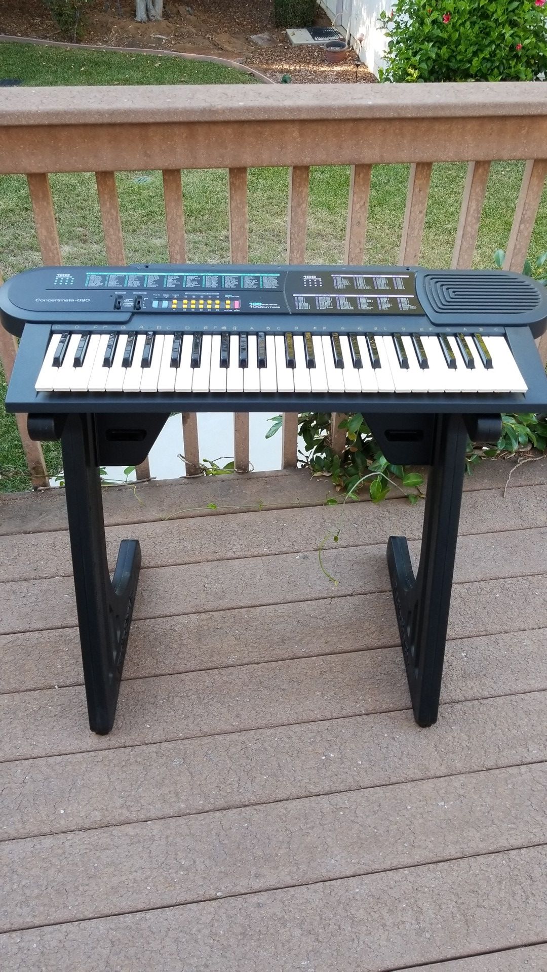 Optimus Concertmate-690 Electric Keyboard with stand