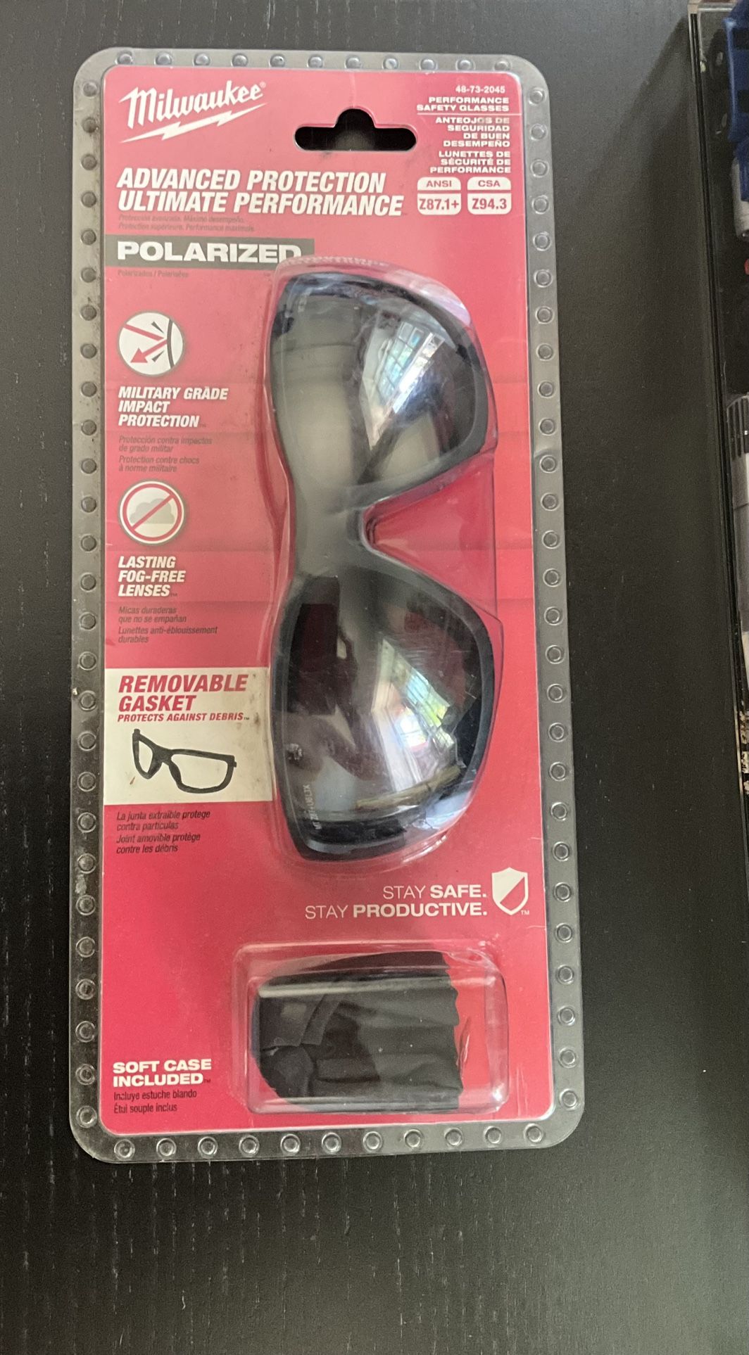 Milwaukee Polarized Safety Glasses