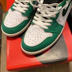 Retro Jordan 1 Men’s Size 10 Women’s 12 Green Celtic