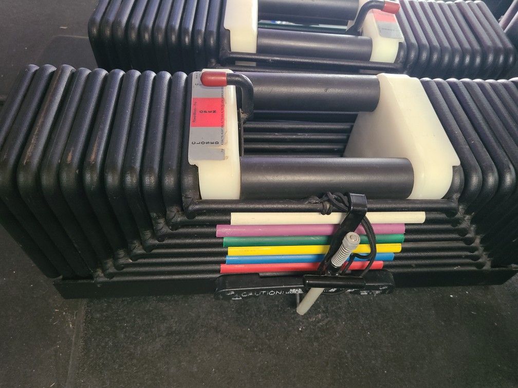 125 Lb Powerblock Dumbbells