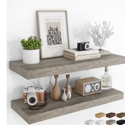 Two Pack Floating Shelves - 36 inches