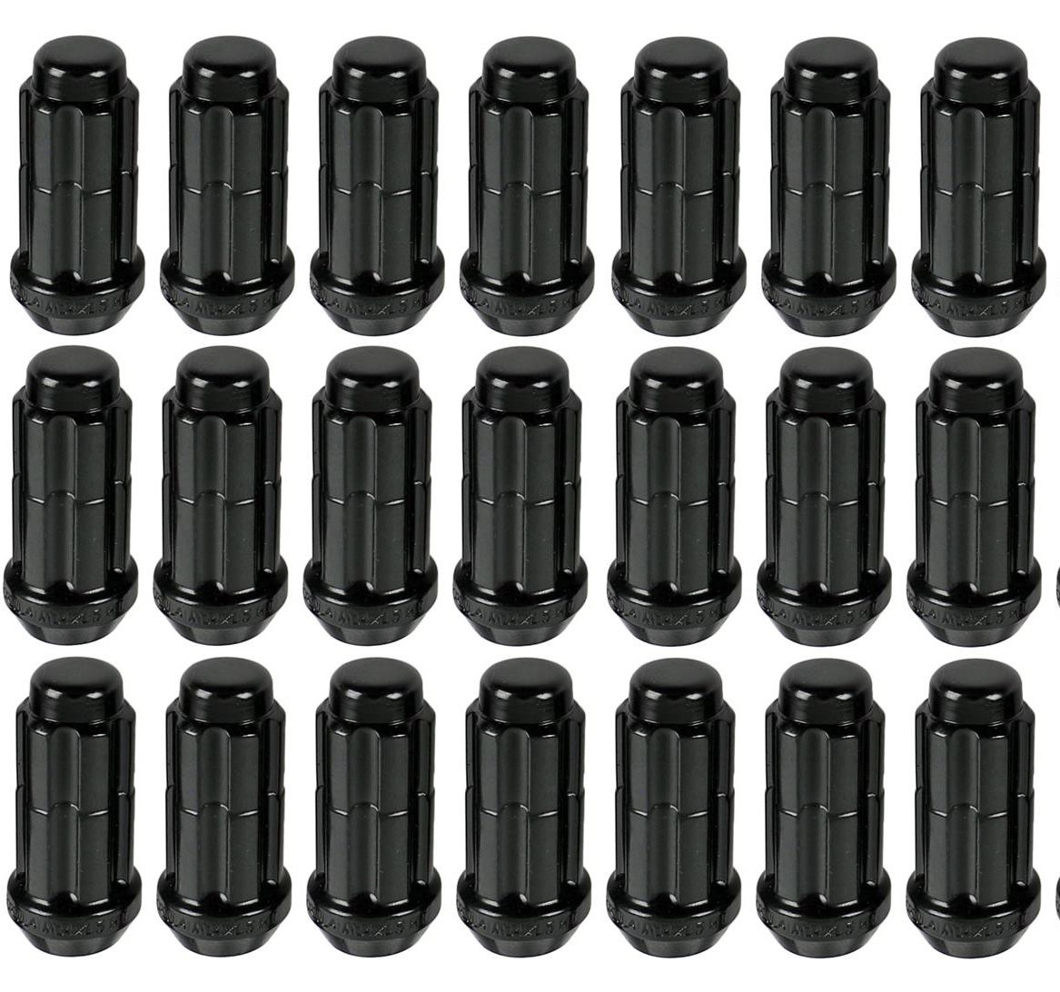Gorilla Lug Nuts K6TS-14150BGR // Black - Set of 20