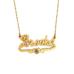 14k Gold Brooke Necklace