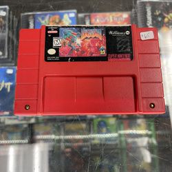 Doom Super Nintendo $50-$65 Each Gamehogs 11am-7pm
