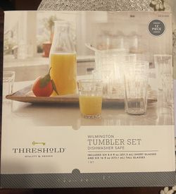 Threshold 12 Pc Tumbler Set