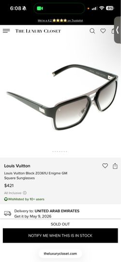 Louis Vuitton Glasses