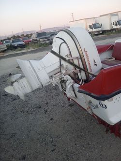 Johnson 75hp V4 two stroke outboard engine