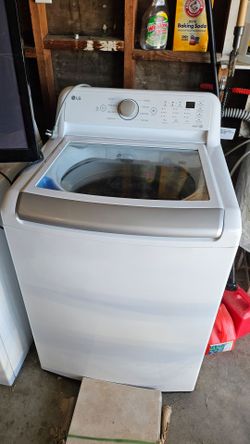 LG 5.0 Cu. Ft. Top-Load Washer (Model: WT7150CW)