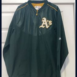 A’s Majestic Windbreaker