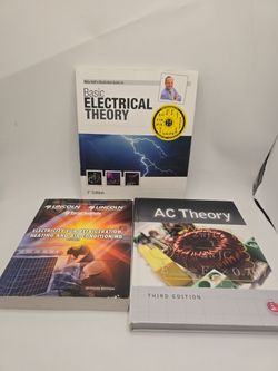 Set of 3 Electrical Theory Textbook Bundle