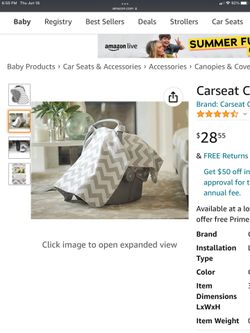 Car seat Canopy Bundle