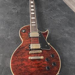 Jay Turser JT-220 C Quilted Top LP Style Electric Guitar