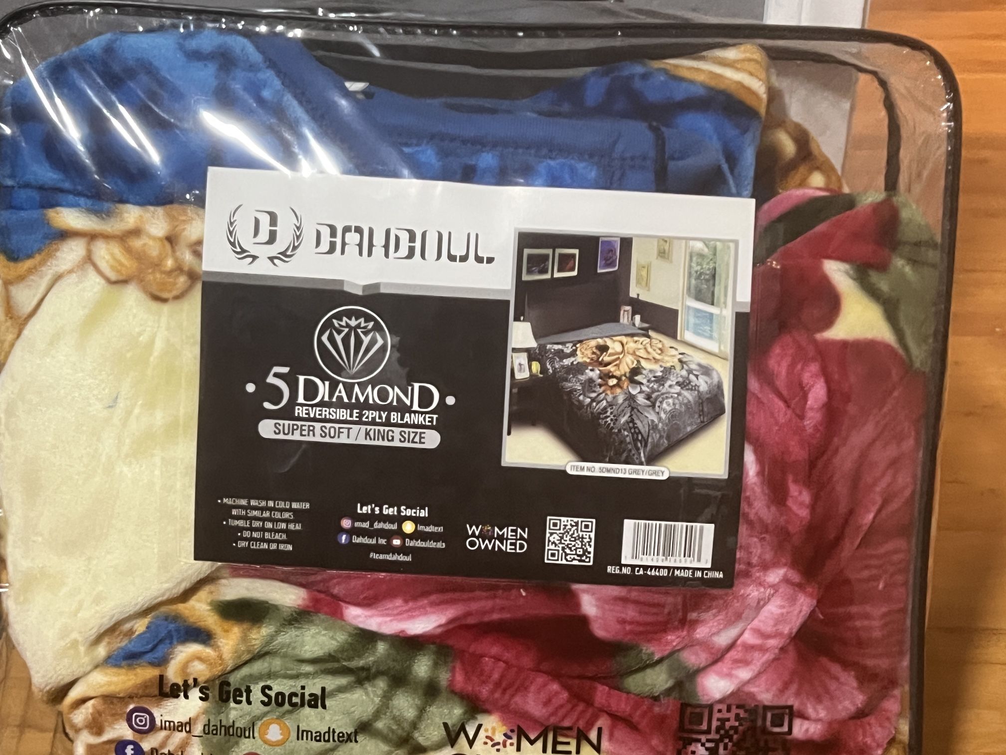 Reversible 2 Sided Blanket