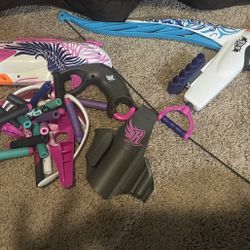 Nerf Rebelle Guns and Bow