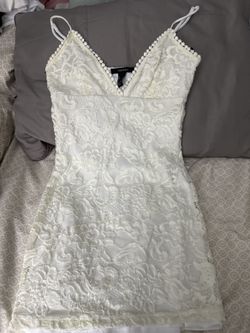 White Short Strap Dress