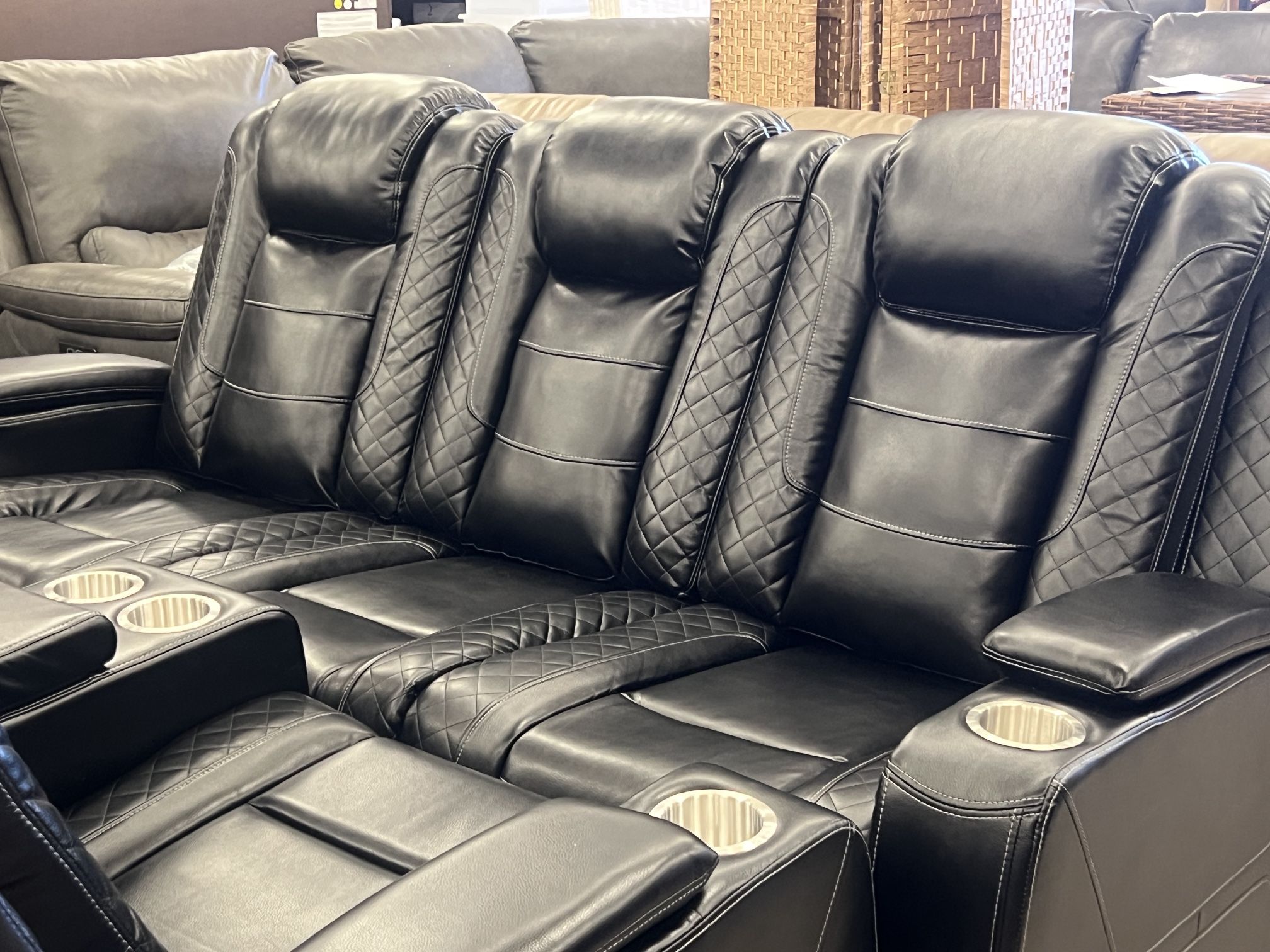 Bluetooth Reclining Sofa & Loveseat