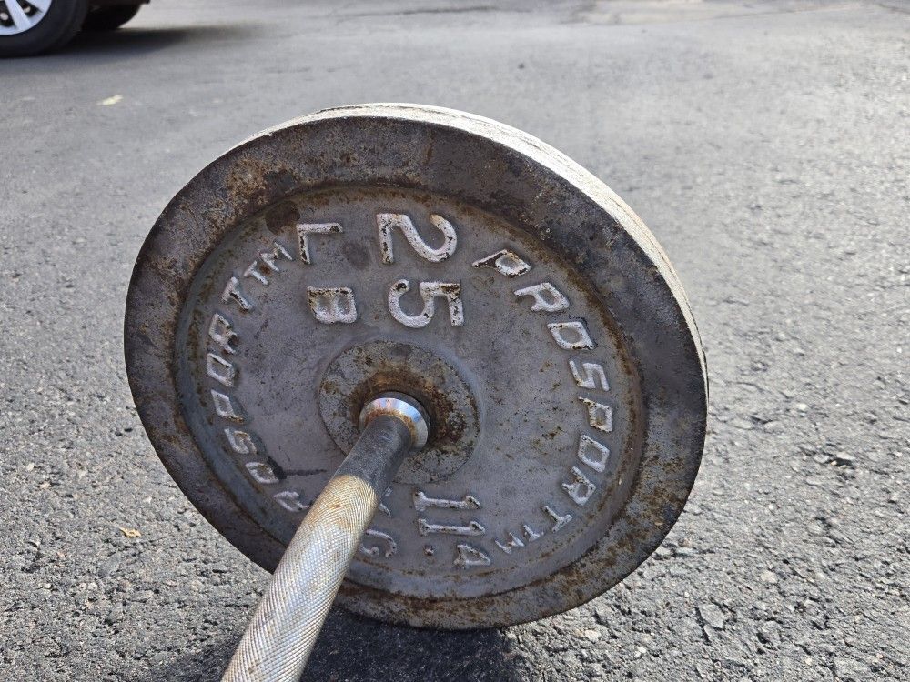 ProSport Curl Bar And 50#