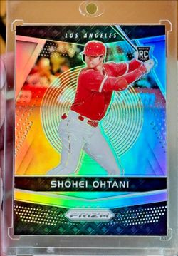Shohei Ohtani 2018 Panini Chronicles - ROOKIE Prizm Red Refractor #23