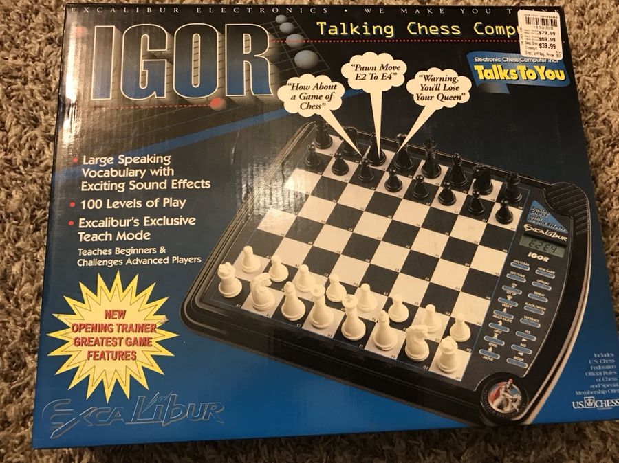 Talking chess computer Igor by Excalibur New
