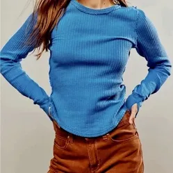 Free People Thermal with Thumb Holes Size Medium