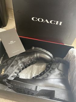 Coach Layne Leather Boots (black)