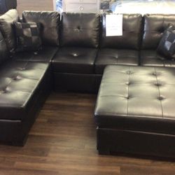 Brand New Leather Sectional