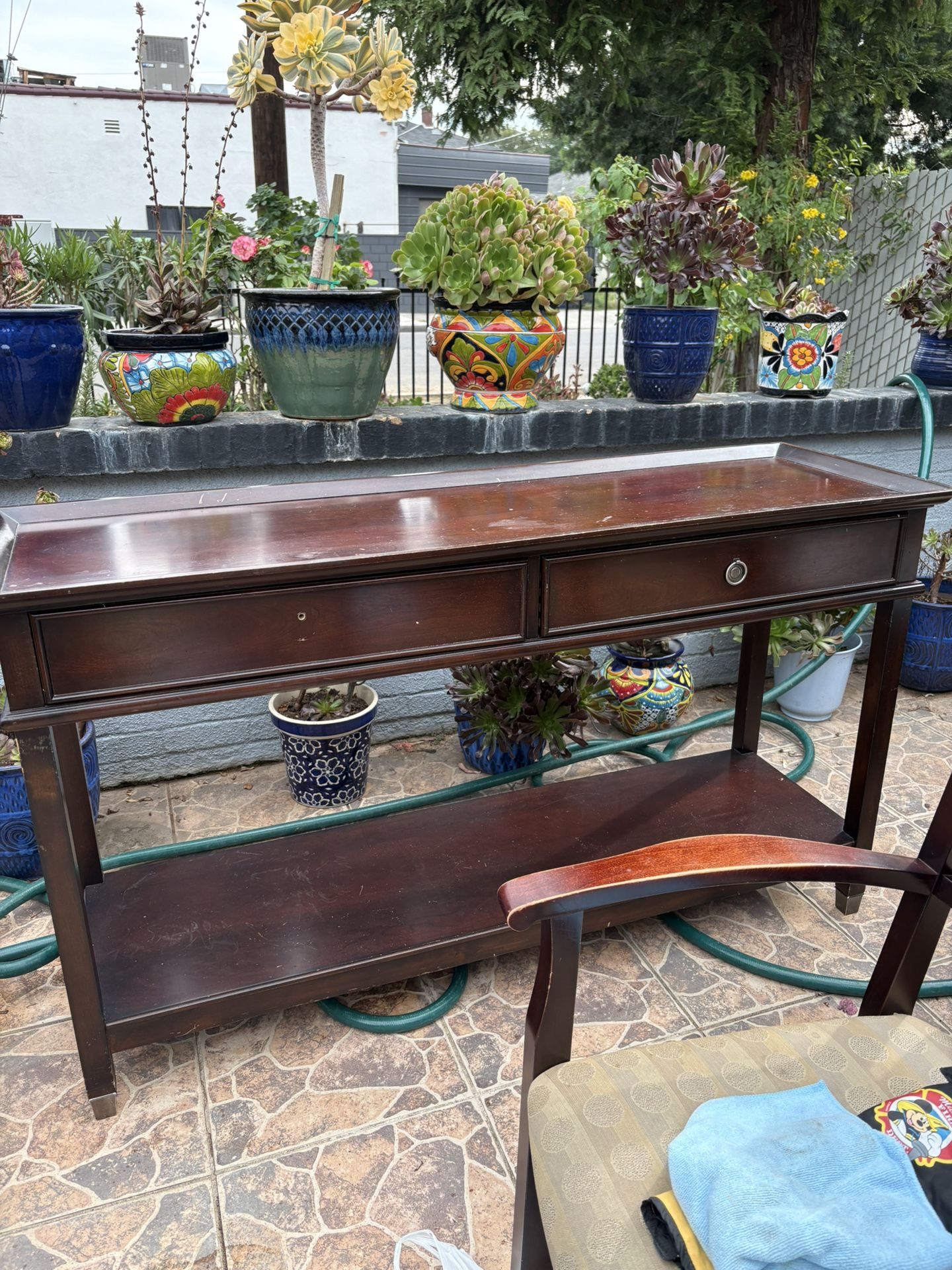Entry (console ) Wood Table For Sale 