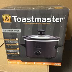 TOASTMASTER 1.5 QUART SLOW COOKER