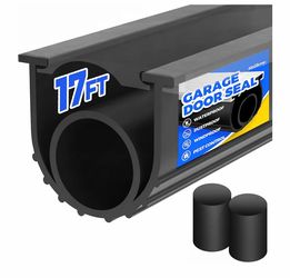 Holikme Garage Door Seals Bottom Rubber (17ft)