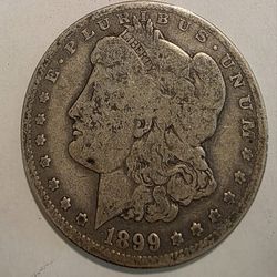 1899 USA 1 dollar  Morgan Dollar