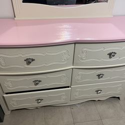 Bed frame and dresser