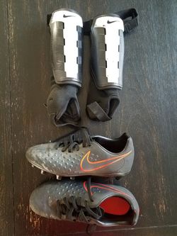 Youth Soccer Cleats and Shinguards