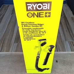 WEED EATER AND BLOWER RYOBI 18V 