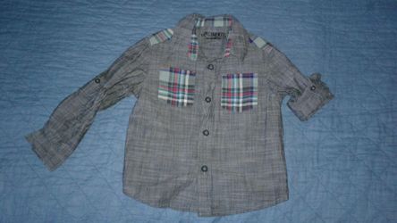 Long sleeve dress up shirt kids