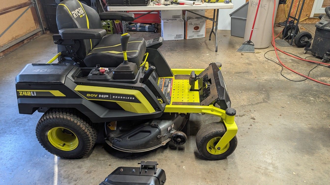 42" Ryobi Zero Turn Riding Mower