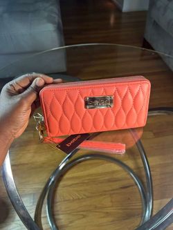 Bebe Quilted Wristlet Wallet