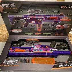 Adventure Force Tactical Strike Nexus Pro X Manual Ultimate Foam  Dart Blaster with 24 Foam Darts NEW in Box
