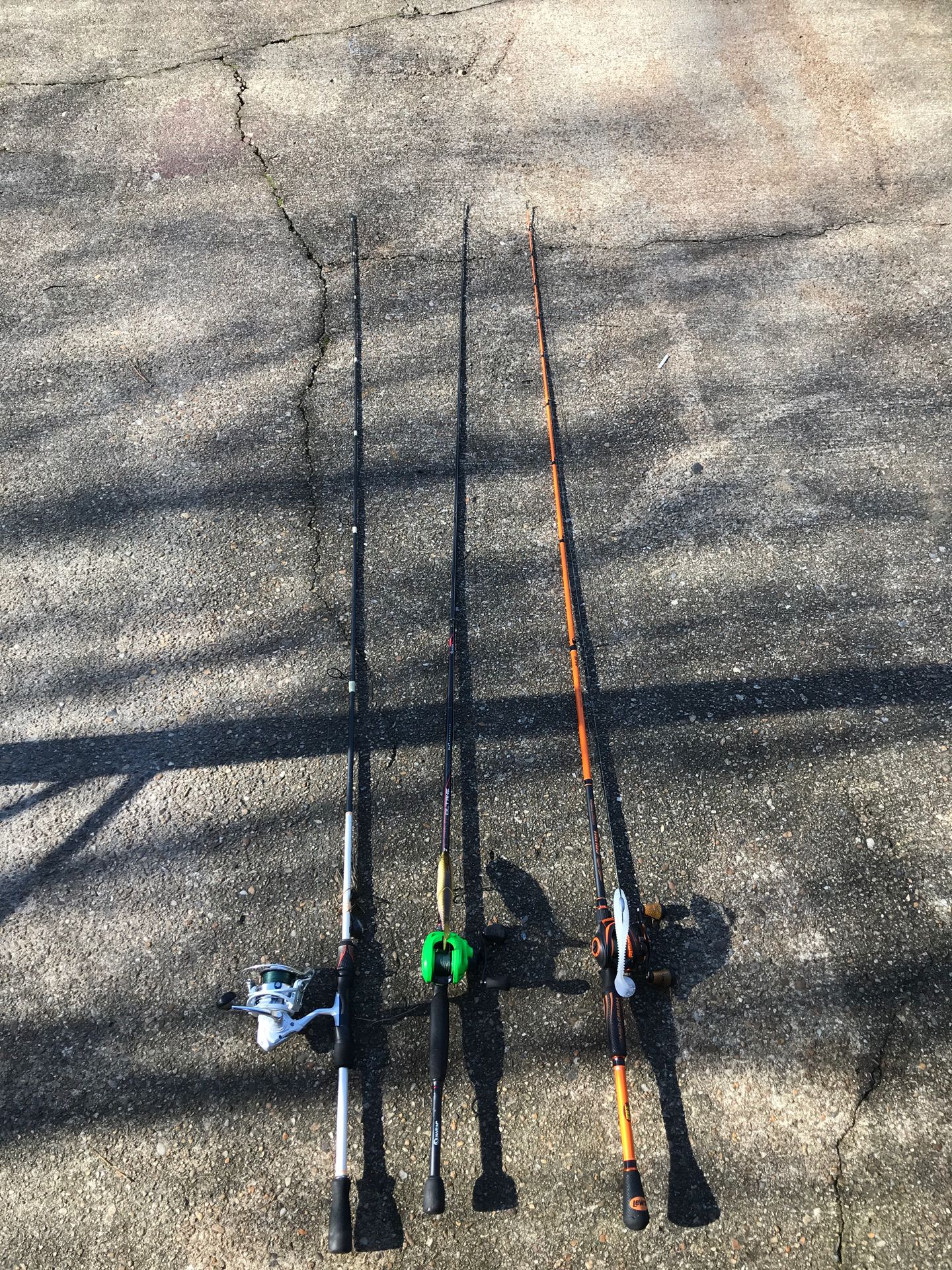 Fishing rods and reels