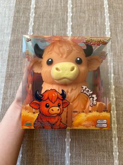 Highland Cow Squishy – New in Box! 🐮