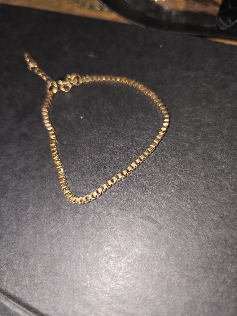 Gold Filled Squared Bracelet Fire Girls
