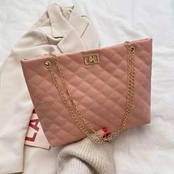Beautiful Pink Hand bag with Chain Straps