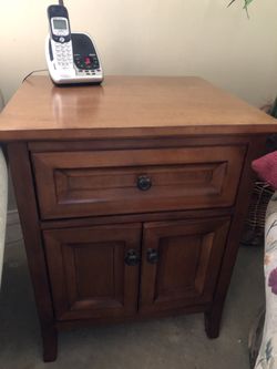 End table with storage
