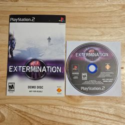 Extermination Sony PlayStation 2 PS2 Video Game Demo Disc