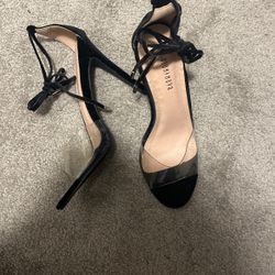 Black/Clear Heels 