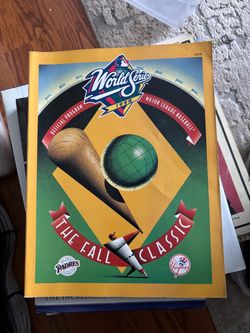 1998 World Series Official Program Yankees vs Padres
