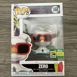 Funko POP! The Nightmare Before Christmas Zero SDCC 2024 Exclusive