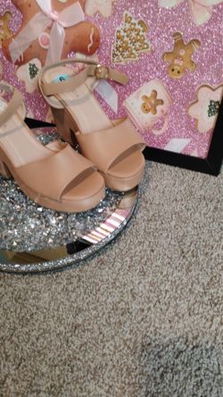 Beige Wedges Size 6 