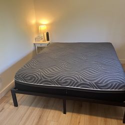 California king bed + bed frame