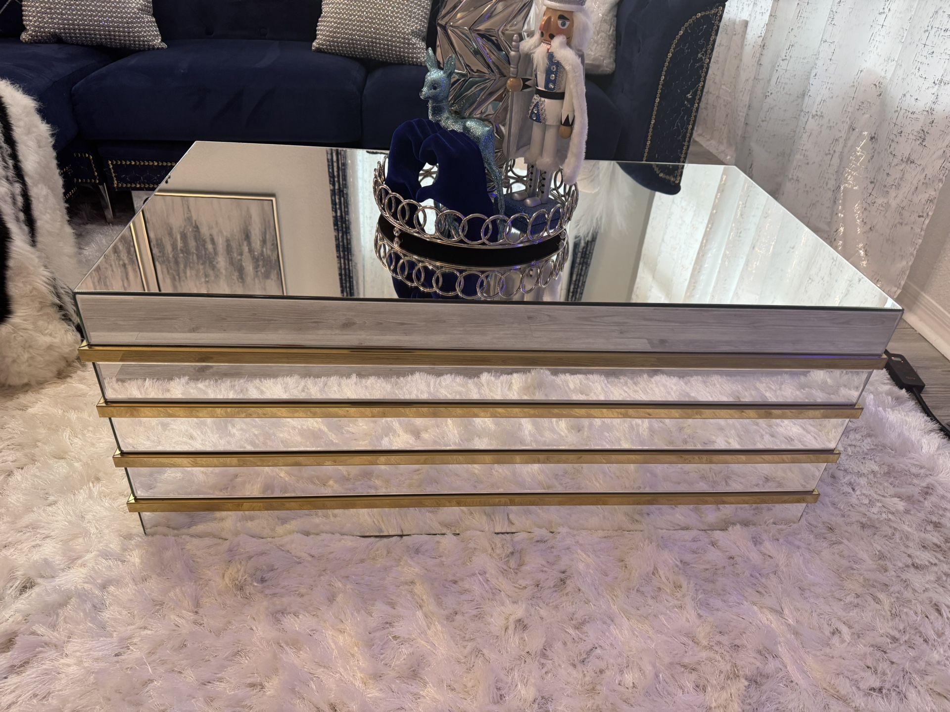 Mirrored Coffee Table